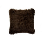 Mongolian Sheepskin Pillow (White)