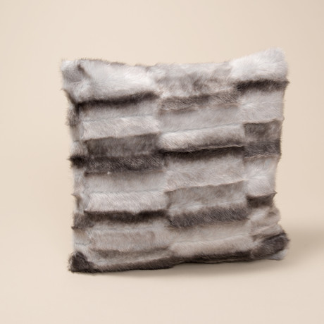 Mink Pillow // Grey