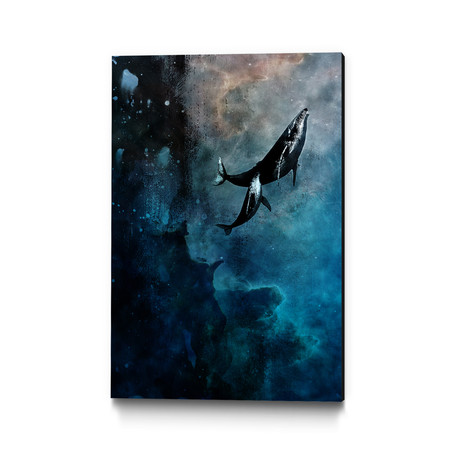 Flying Whales Museum Mounted Canvas