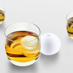 Arctic White Whiskey Ball // Set of 2