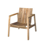Old Wood Arm Chair