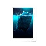 Caustic Icebergs // 05 (16"L x 20"H Print)