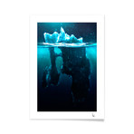 Caustic Icebergs // 04 (16"L x 20"H Print)