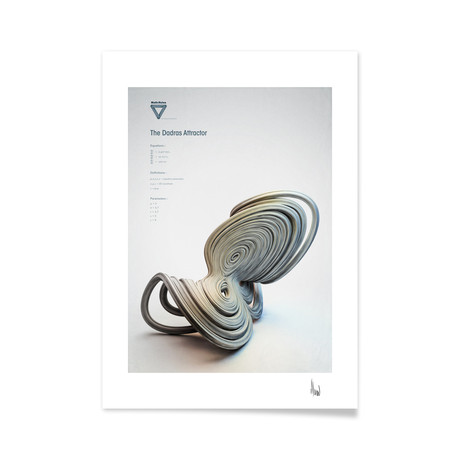 The Dadras Attractor (16"L x 20"H Print)