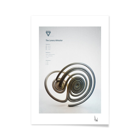 The Lorenz Attractor (16"L x 20"H Print)