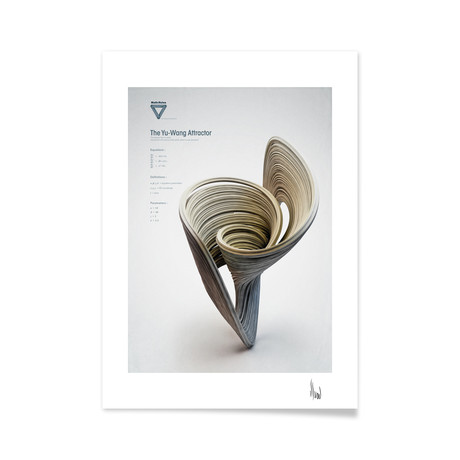 The Yu-Wang Attractor (16"L x 20"H Print)