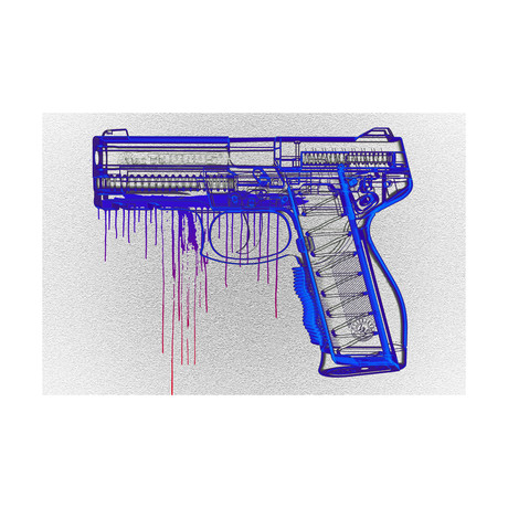 Kids With Guns (24”W x 16”H x 1.5"D)