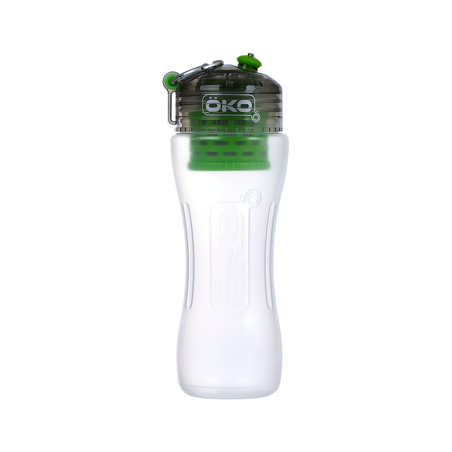 OKO H2O 1L Filtration Water Bottle - Removes Chlorine, Lead, Microplastics, 100 Gallon Filter, NASA Tech