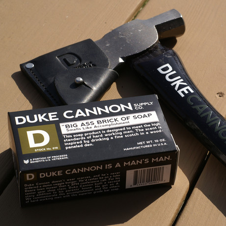 The Ned Stark //  Hatchet, Sheath, 5 Soaps, Shave, Hairwash