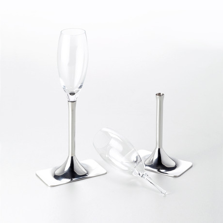 O1 Champagne Flutes // Set of 2