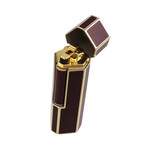 Karl Lagerfeld Lighter // Lotus Red Lacquer + Yellow Gold