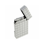 Ligne 2 Quadrille 18K White Solid Gold Lighter