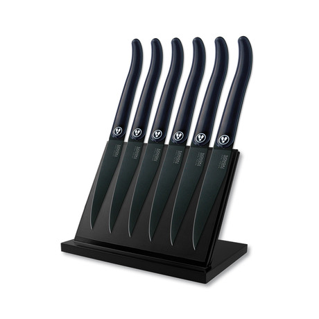 Acidule Steak Knives // Set of 6 (Black)