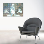 Shiny Vintage DJ (24"L x 16"W)