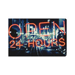 Open 24 Hours (24"L x 16"W)