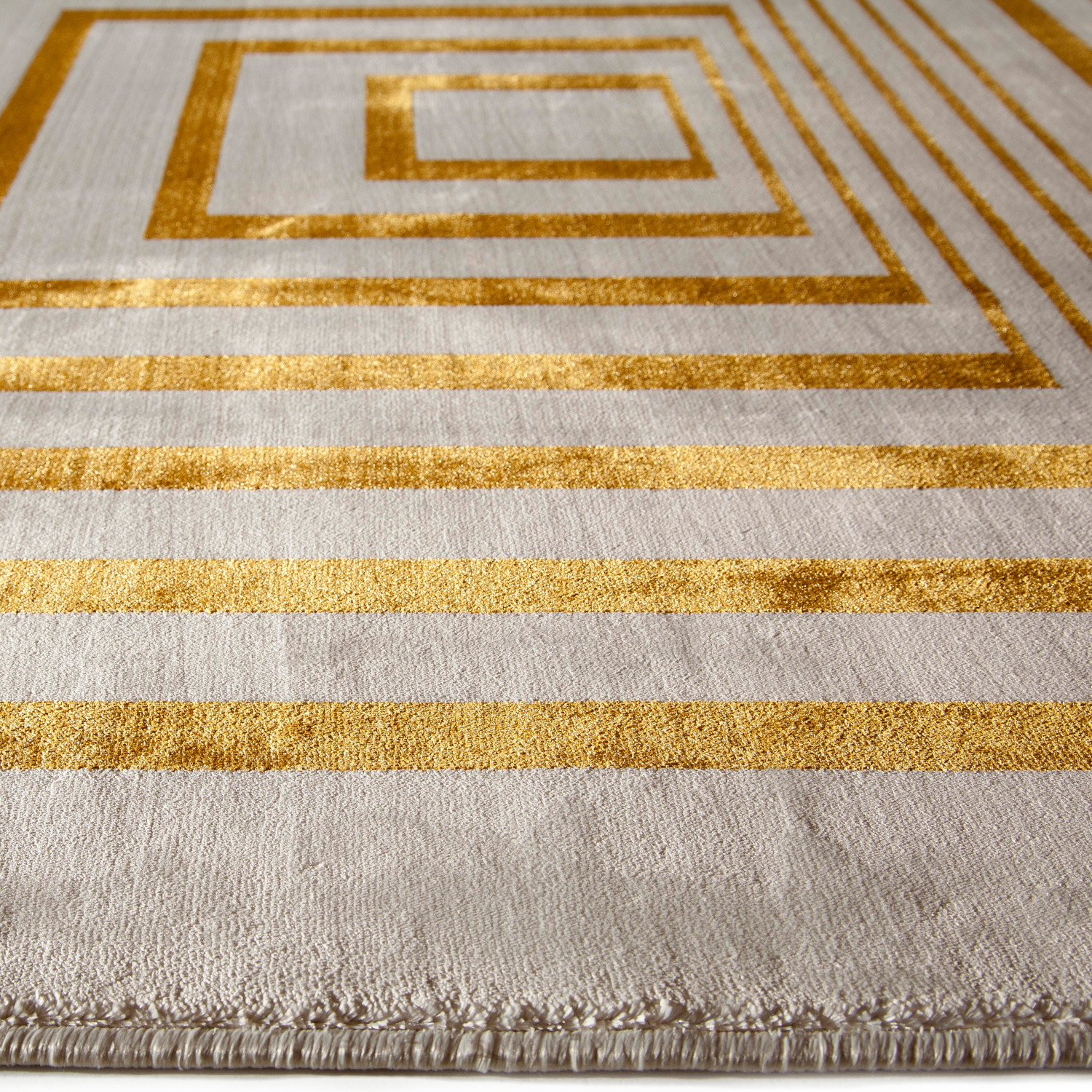 Ambrose Illusion // Gold (2'2"L x 7'3"W) Rugs America Touch of Modern