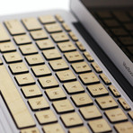 Wood Keyboard Decal // Macbook Air 11” (Walnut)