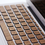 Wood Keyboard Decal // Macbook Air 11” (Walnut)