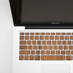 Wood Keyboard Decal // Rosewood (Macbook Air 11”)