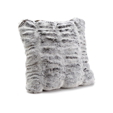 Couture Pillow // Frosted Grey Mink (18" x 18")
