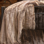 Signature Faux Fur Throw // Red Fox (Small)