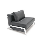 Cubed Sleek Chair (Black Leather)