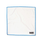 Baby Blue on White Squared