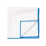 Baby Blue on White Squared