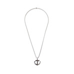 Anchor Away Necklace (Black)