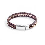 Dexter Bracelet (Brown + Rose Gold)