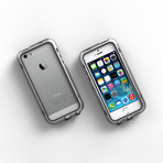 iPhone 5/5S Case // Silver + Black