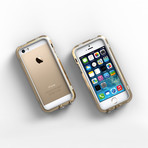 iPhone 5/5S Case // Gold + Grey