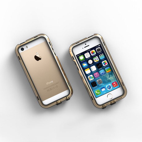 iPhone 5/5S Case // Gold + Black