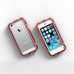 iPhone 5/5S Case // Red + Grey