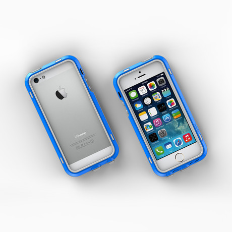 iPhone 5/5S Case // Blue + Grey