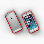 iPhone 5/5S Case // Red + Grey