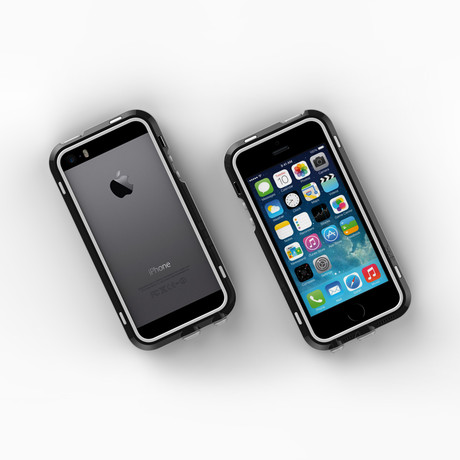 iPhone 5/5S Case // Black + Grey