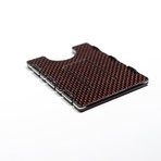 Carbonlite™ with Money Clip // Red (With RFID)