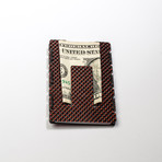 Carbonlite™ with Money Clip // Red (With RFID)