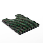 Carbonlite™ with Money Clip // Green (With RFID)