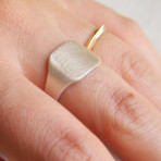 Square Ring // Silver (US Ring 6)