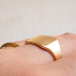 Forma // Square Ring // Gold (US Ring 6)