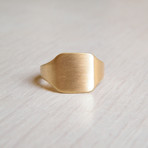 Forma // Square Ring // Gold (US Ring 6)