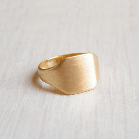 Forma // Square Ring // Gold (US Ring 5)