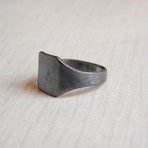 Forma // Square Ring // Oxidized Silver (US Ring 5)