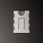 Carbonlite™ with Money Clip // Silver (With RFID)
