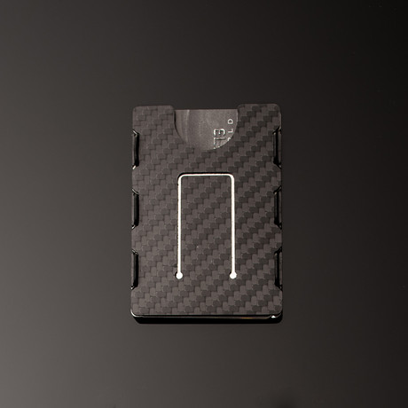 Carbonlite™ with Money Clip // Black (With RFID)