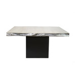 Lombard Gray and Black Dining Table