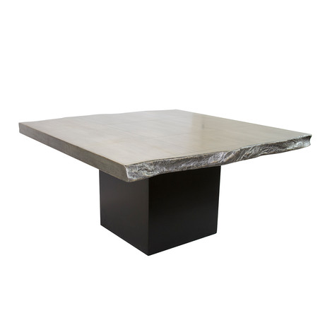 Lombard Gray and Black Dining Table