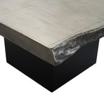 Lombard Gray and Black Dining Table